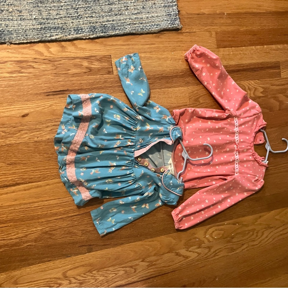 Adorable Blue and Pink Baby Tops Matilda Jane